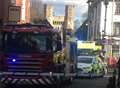 Emergency crews descend on city centre