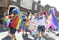 Hundreds attend town's Pride event