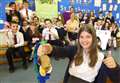 Schoolchildren win story time with rugby star