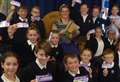 Pupils win story time with a rugby star