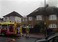 Crews tackle house fire 