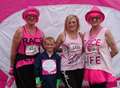 Pink Army battle elements to Race for Life