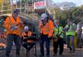 Construction firm's rocky rendition of Christmas song