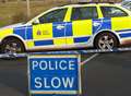 Road clear after crash between car and motorbike