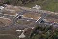 Aerial images capture new M20 junction