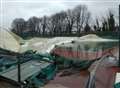 Tennis centre destroyed in gales