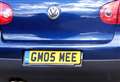 Personalised plates on getaway car scuppers burglar
