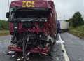 Delays clear after M20 crash involving three lorries