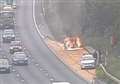 Car fire on M25