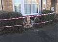 Car crashes into house in icy conditions