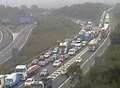 Two-hour delays for Kent commuters in M25 gridlock