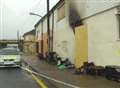 Fire damages flat used by homeless