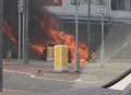 Video: Car bursts into flames