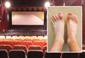 'Stop getting your bare feet out in our cinema!'