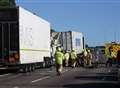 Lorry driver killed on M2 named