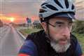 Cyclist’s 900-mile ‘midlife crisis’ ride raises thousands for charity