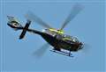 Police helicopter search after woman attacked