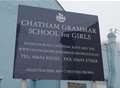 Warning after pupil threatened 