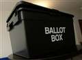 Man held after vials found in ballot box