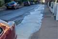 Video shows water gushing down road