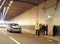 Delays after three car crash in Medway Tunnel