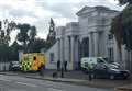 Police and medics called to cemetery