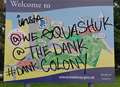 Quick action over graffiti promoting cannabis club