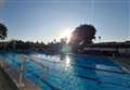 Sunset swim sessions at outdoor pool 