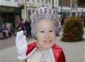 Shoppers surprise as the 'Queen' pops in to town