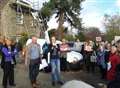Villagers take to the streets over housing plans