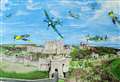 Battle of Britain painting marks anniversary and supports castle 