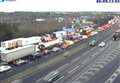 Crash on M25 causes rush-hour chaos