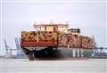 World’s largest cargo ship sails past Kent coast