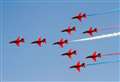 Red Arrows to fly across Kent skies