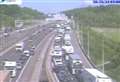 Eight-mile queues and hour-long delays after M25 crash