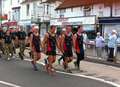 Warm welcome for Royal Marines at Deal Castle