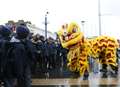 Chinese New Year kicked off with lion awakening 