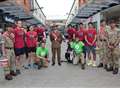 Soldiers' cycling marathon for Nepal