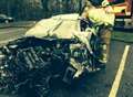 Driver lucky to be alive after M2 horror crash