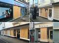 Man cautioned after town centre vandalism spree