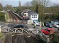 Signaller still in hospital after being hit by car at level crossing