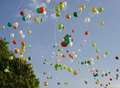 Balloons released after dad's violent death
