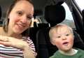 Mum and son star in viral video