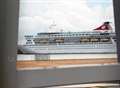 Cruise ship hit by outbreak of