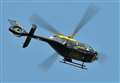 Police helicopter search for trespasser on tracks