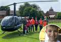 Helicopter lands to launch Lifejacket Library in memory of Lucas