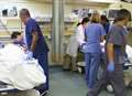 Attacks on hospital staff almost double