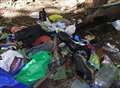 Rough sleepers ditch rubbish at campsite