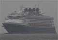 Mickey Mouse's luxury liner sails past Kent 