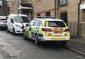Police cordon off flats